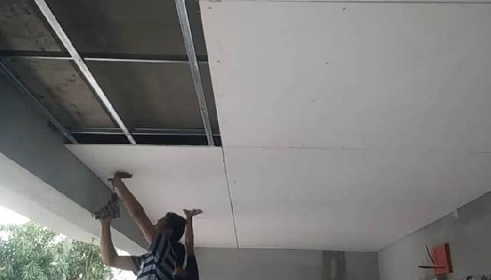 اجرای کناف روی سقف یونولیت