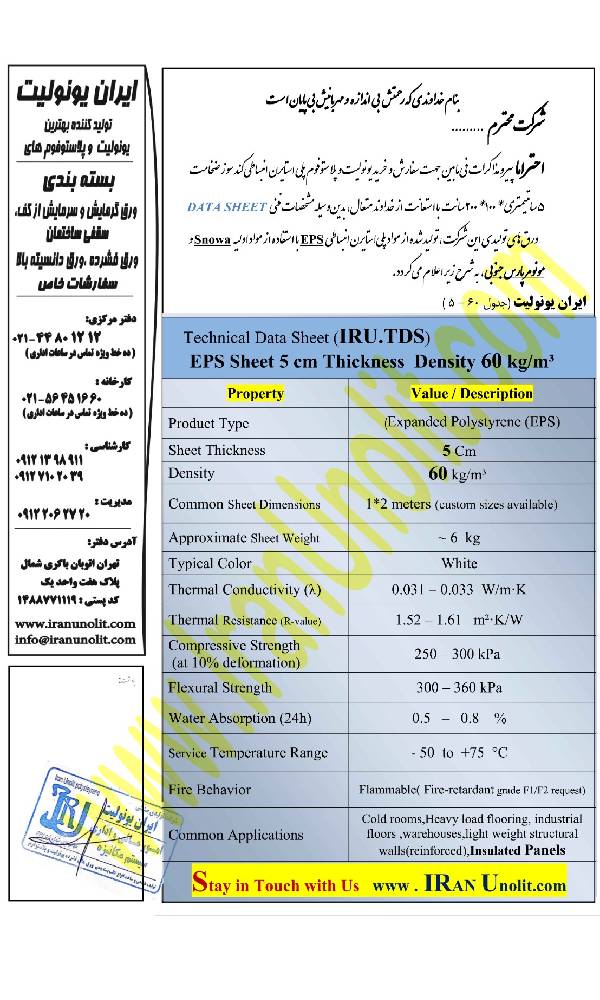 یونولیت ورقی