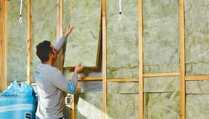 یونولیت برای عایق کاری دیوار مشترک دو واحد